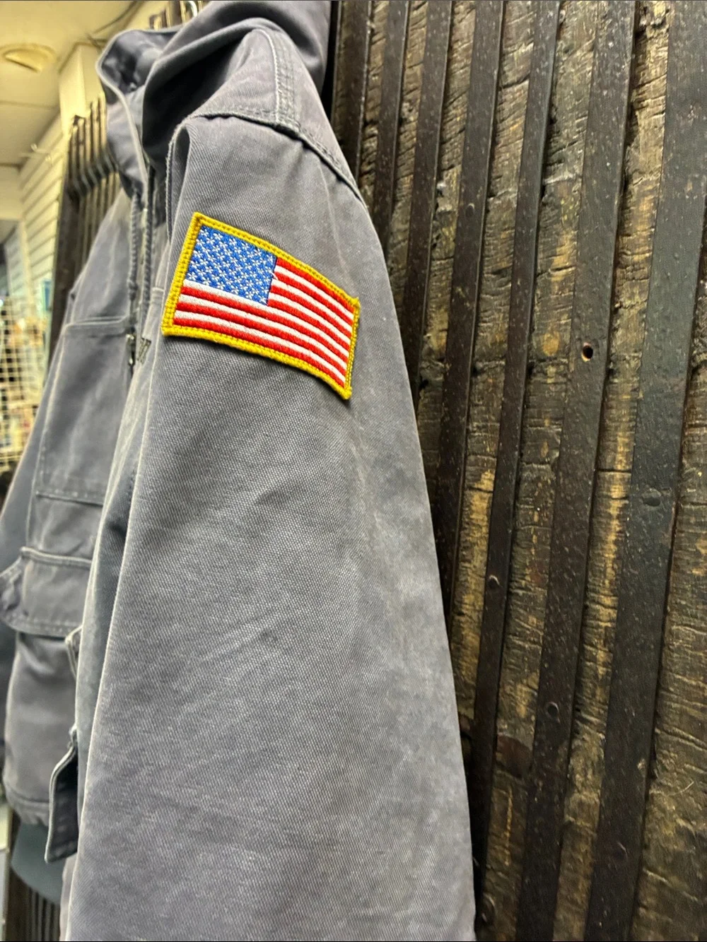 Snap-on Men's Hooded Bomber Jacket in Gray - Picture 3 of 7